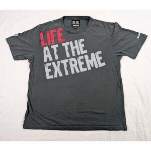 MUSTO T Shirt Mens XL Gray  Graphic Logo Tee Yachting Sailing Offshore Outdoor